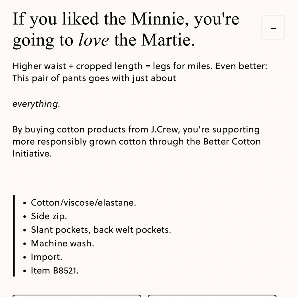 NWT J Crew Martie Navy Pant - Picture 6 of 7